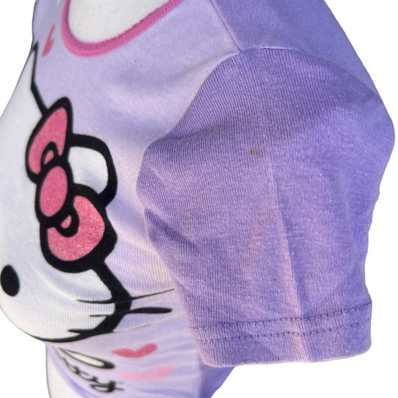 Y2K Hello Kitty Baby Tee Crop Top - Picture 7 of 7